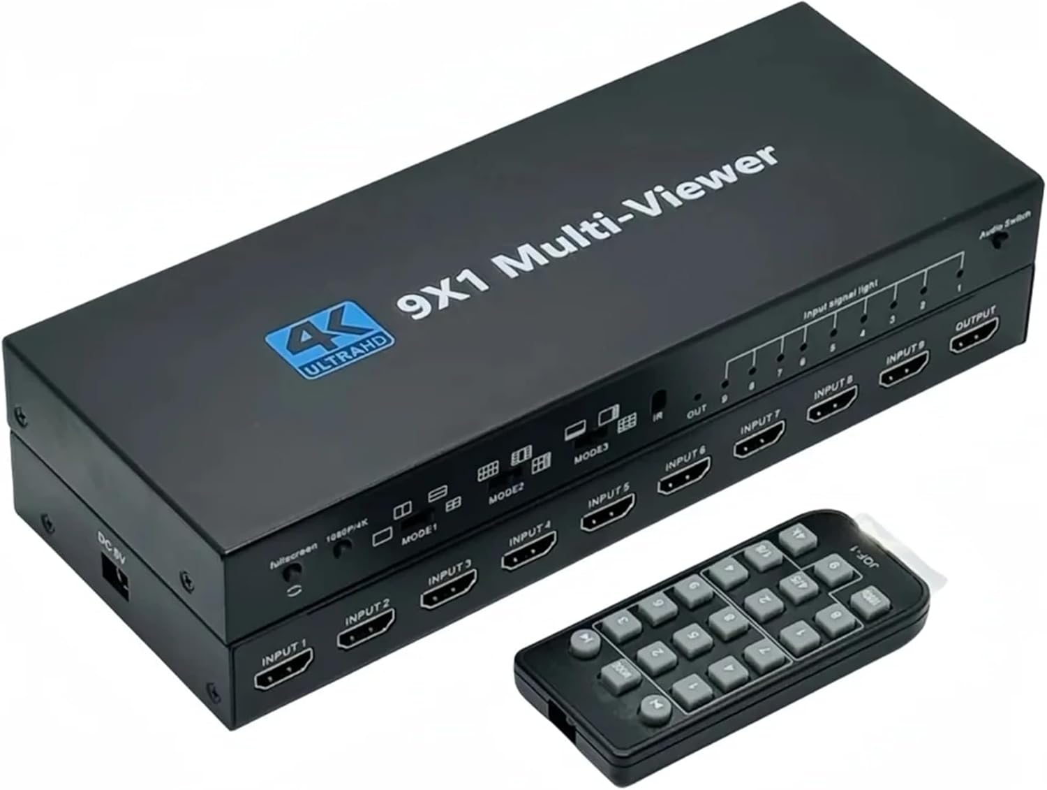 ENBUER HDMI 画面分割器 9入力1出力 1080P 9画面同時表示 Amazon | ENBUER HDMI 画面分割器 9入力1出力 hdmi画面分割切替